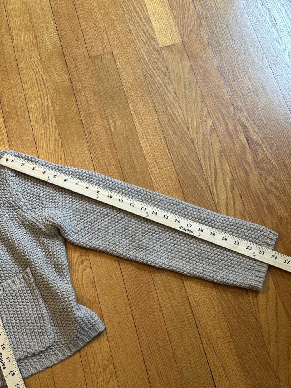 Splendid Angelica Cardigan Tan  cotton blend cropped preppy Chanel vibe - Picture 6 of 9